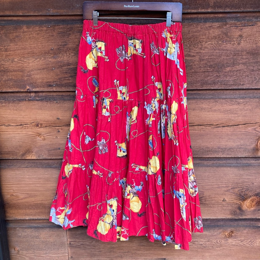 Vintage Rodeo Cowgirl Skirt - Picture 3 of 8